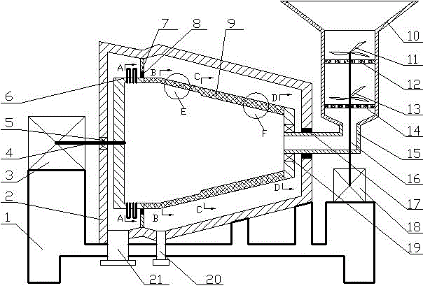 Solid-liquid separation all-in-one machine for extracting juice of flowers and grasses