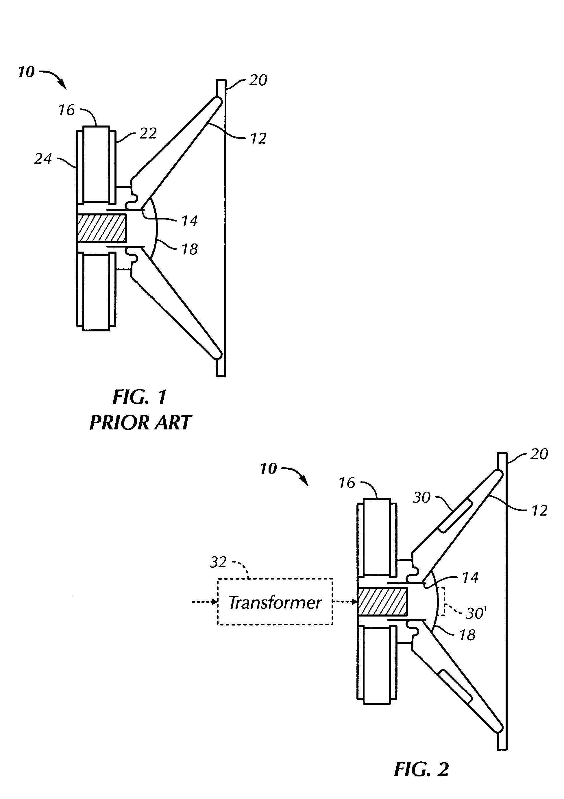 Audio frequency speaker