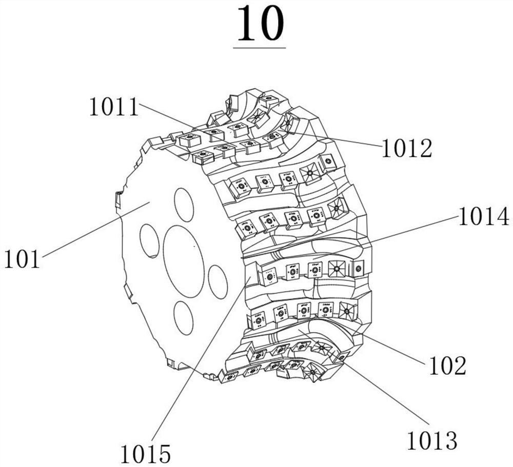 Steel rail milling and grinding cutter and milling and grinding blade service life simulation experiment equipment and experiment method