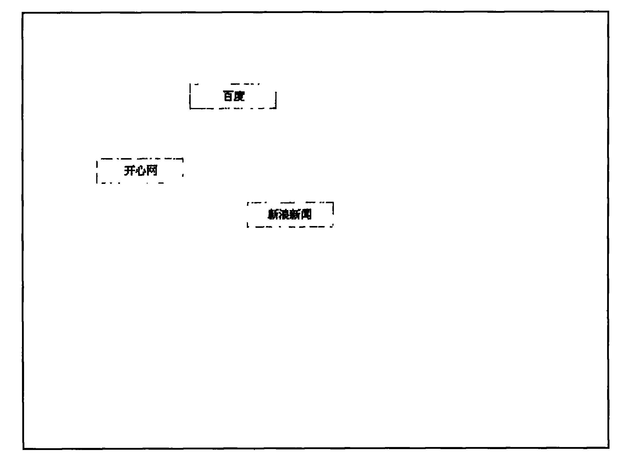 Method and device for generating Internet navigation page