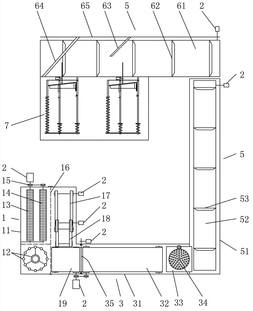 Automatic cleaning machine for tableware