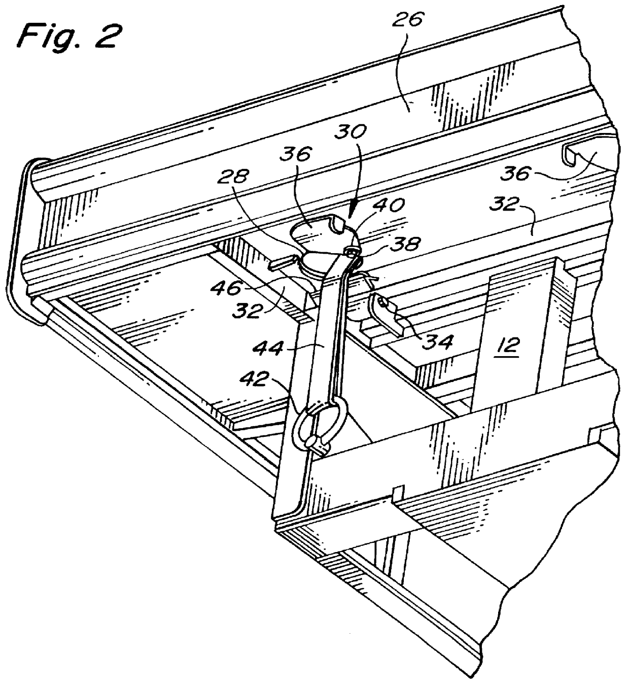 Sling load portal for cargo box