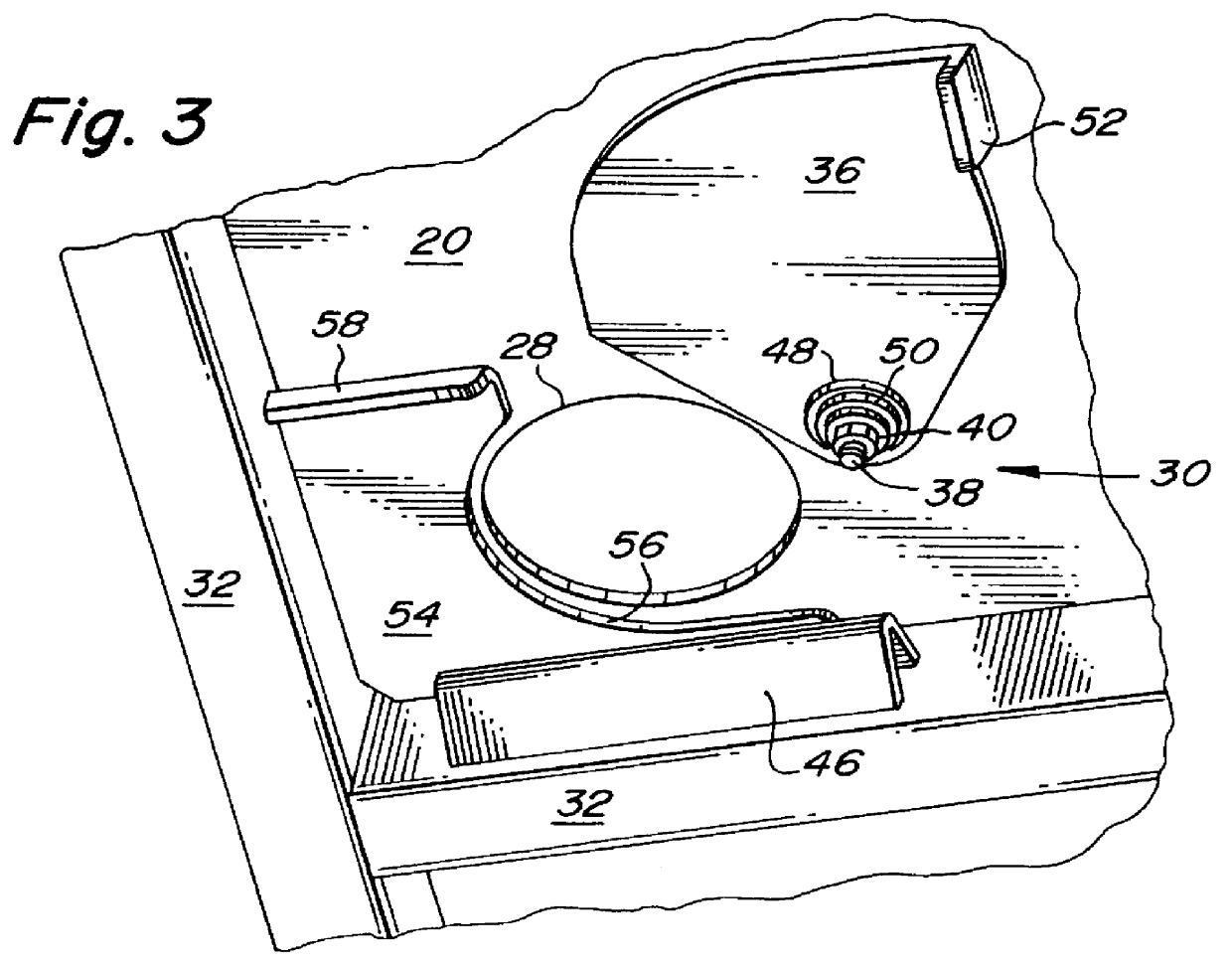 Sling load portal for cargo box