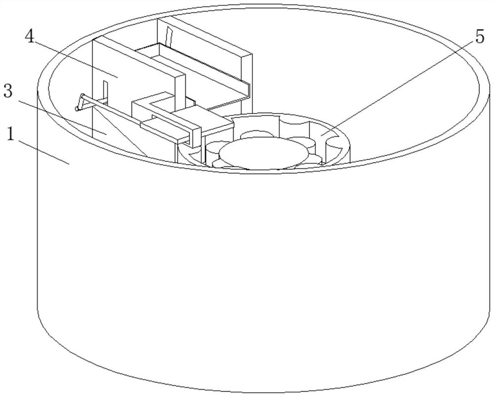 Concrete processing device with additive screening function