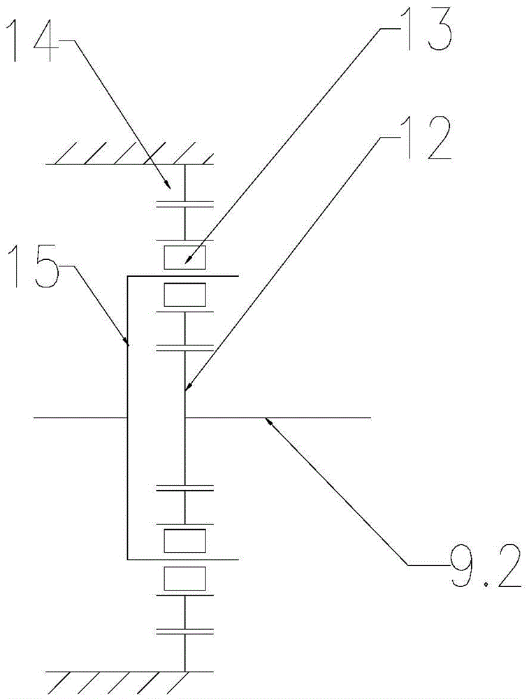 Land leveler transmission system and land leveler