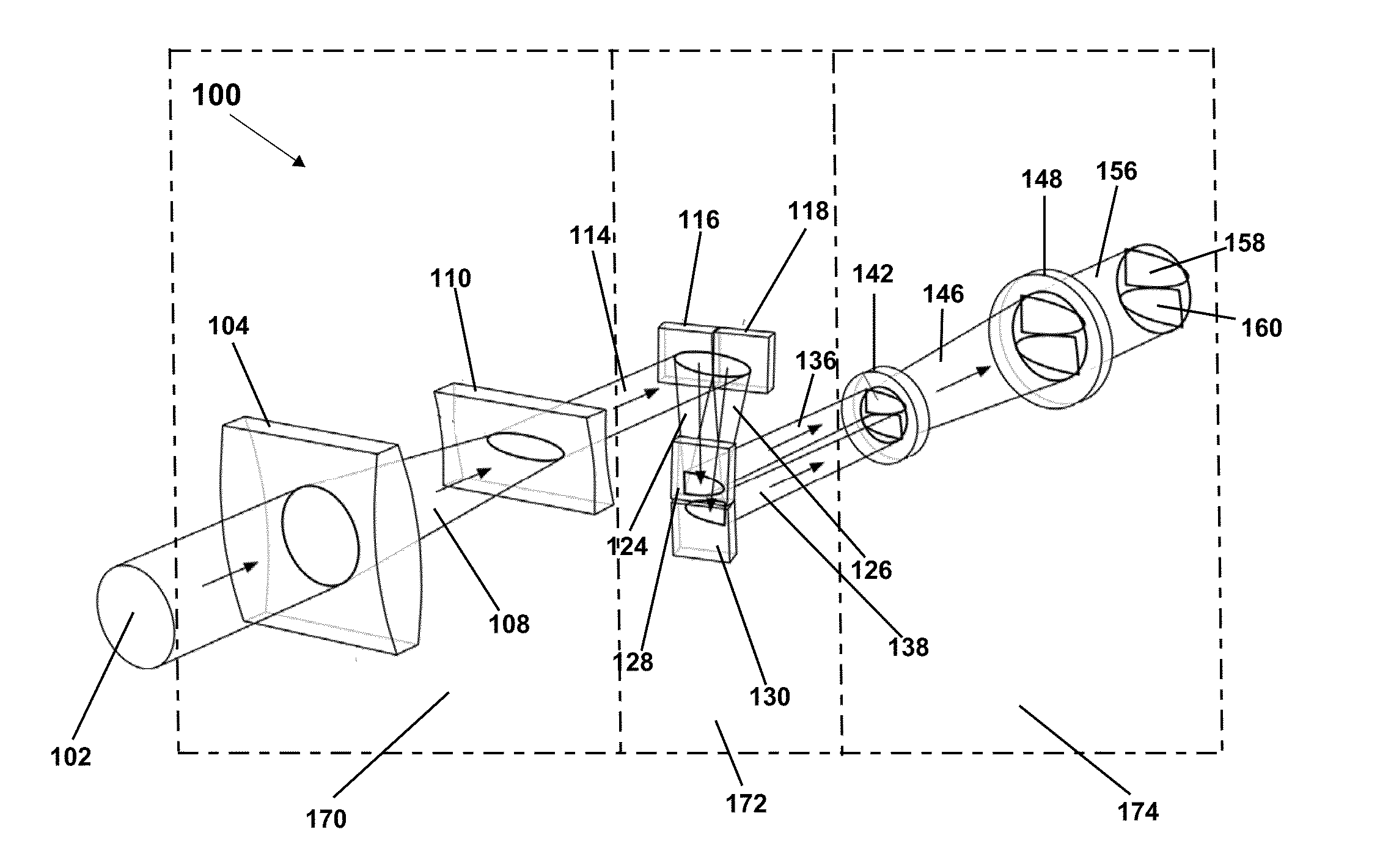 Optical slicer for improving the spectral resolution of a dispersive spectrograph