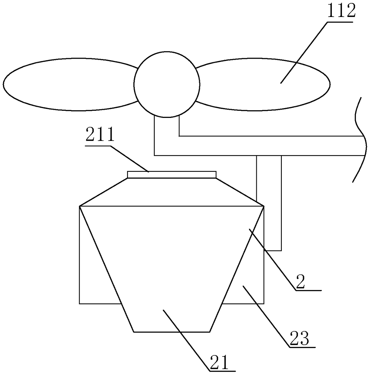 Aircraft for automatically monitoring atmospheric environment and monitoring method