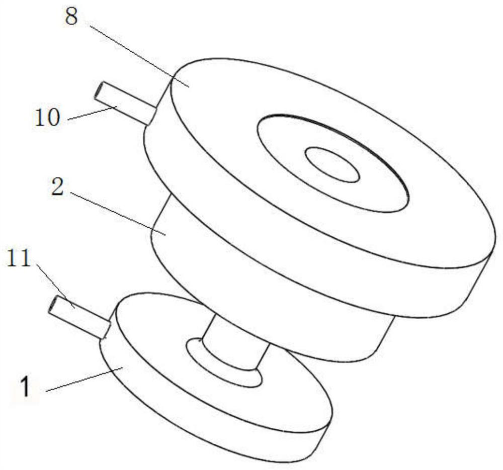 All-solid-state battery reaction chamber for in-situ XRD and Raman test and test method