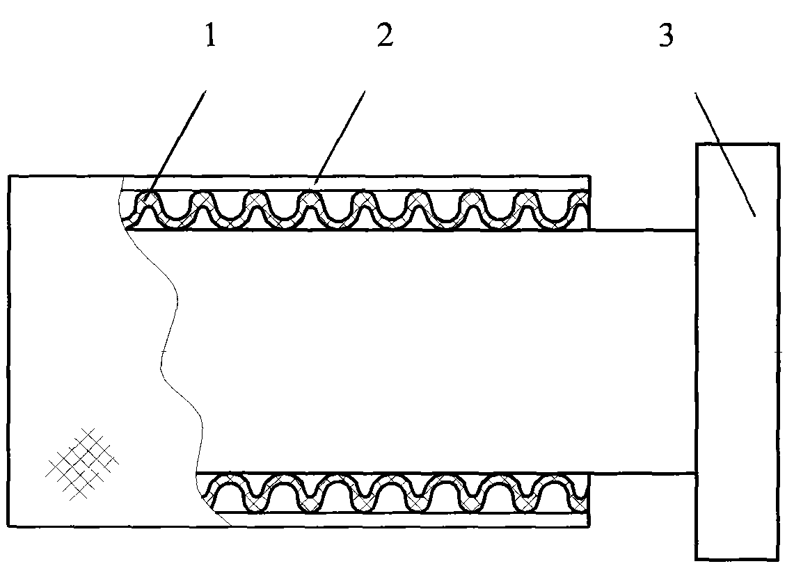 Processing method of steel wire reinforced polytetrafluoroethylene spiral tube component