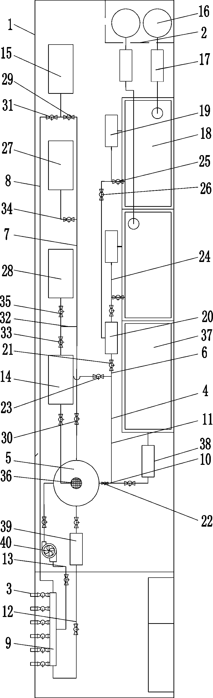 Soil/underground water integrated injection system and single-source, double-source and mixed micro-nano bubble liquid injection method thereof