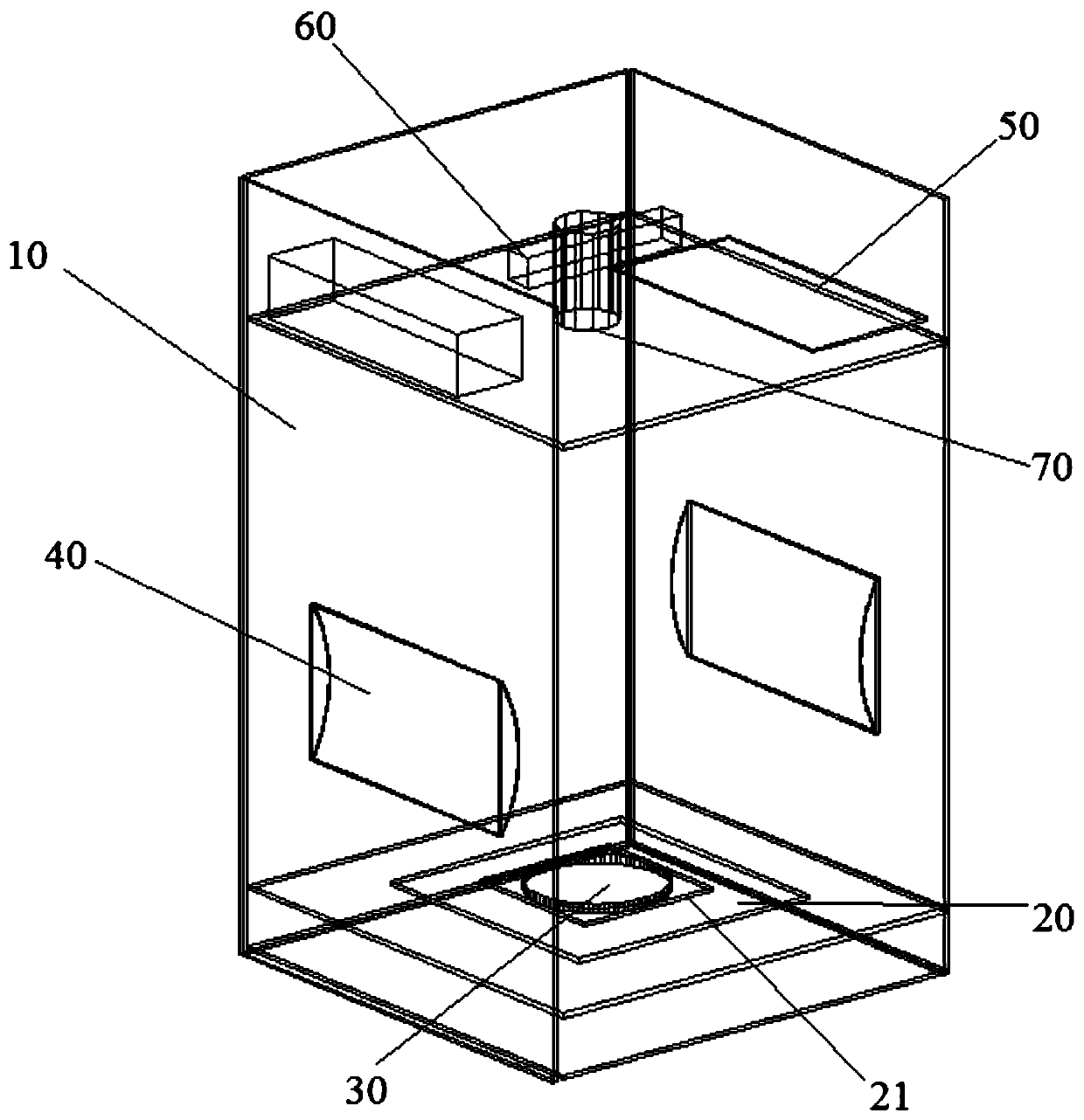 Bacterial colony image collecting system