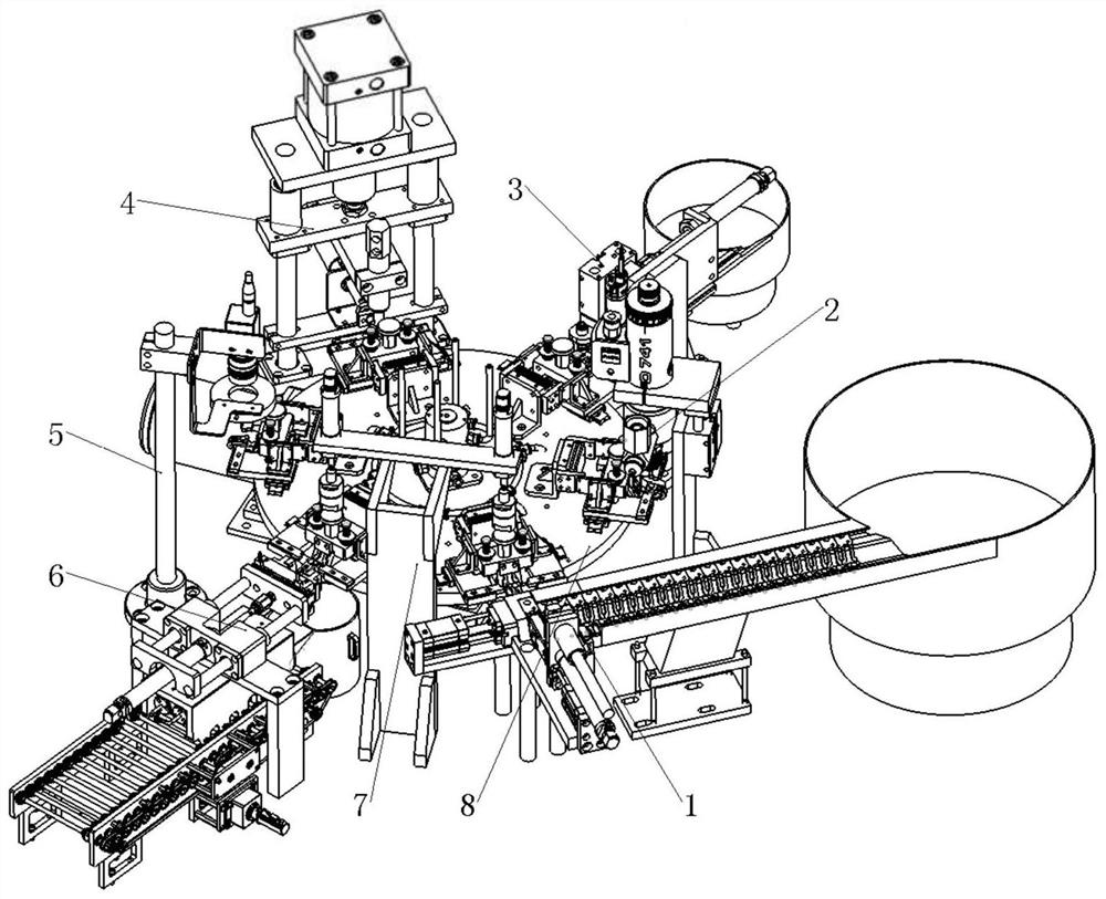 Ultrasonic-assisted high-frequency induction brazing device for electric contact system