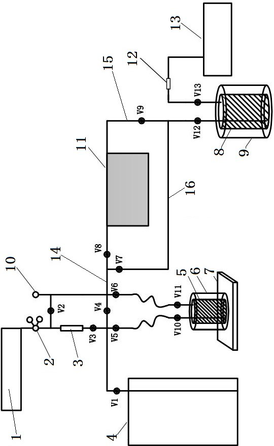 Trimethylgallium on-line analysis device and analysis method thereof