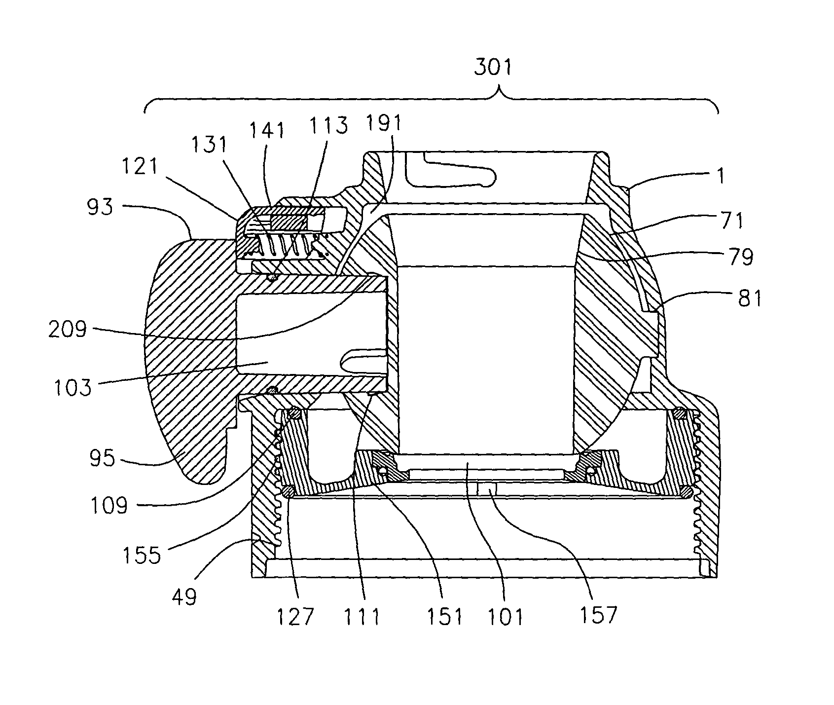 Medical waste disposal system assembly