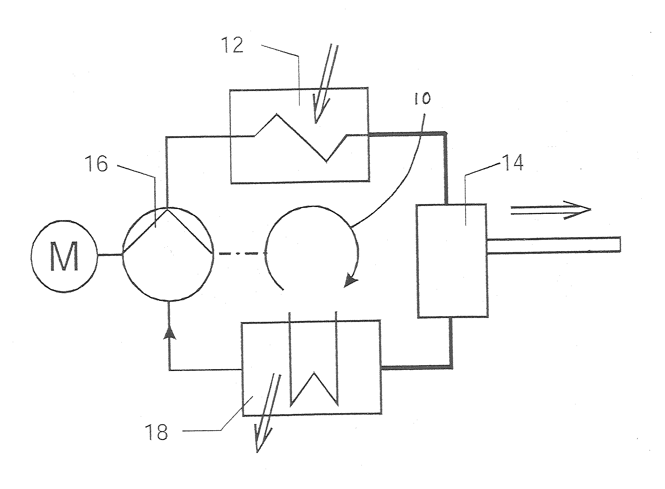 Working medium mixture for steam engines