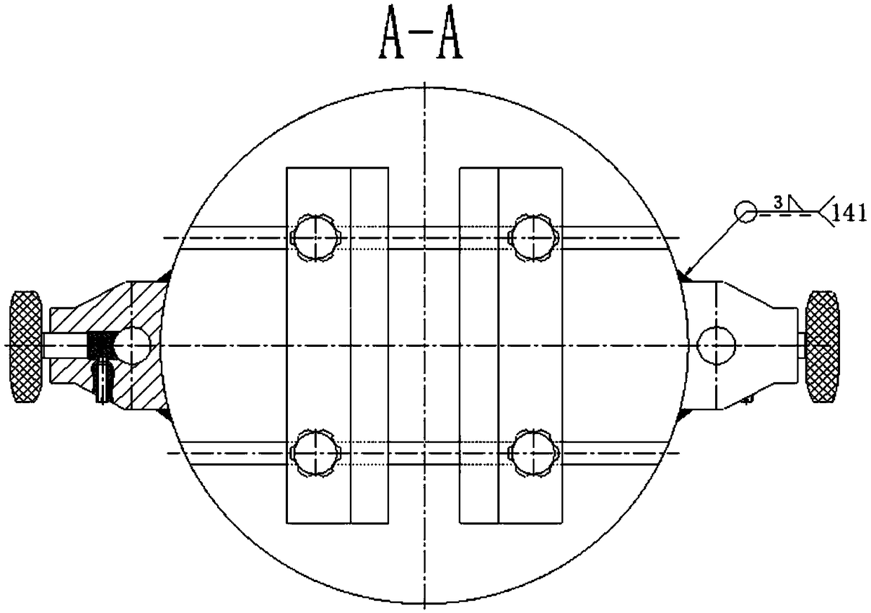 Rapid assembling and tack welding device for longitudinal welds of thin-wall tubes of different diameters