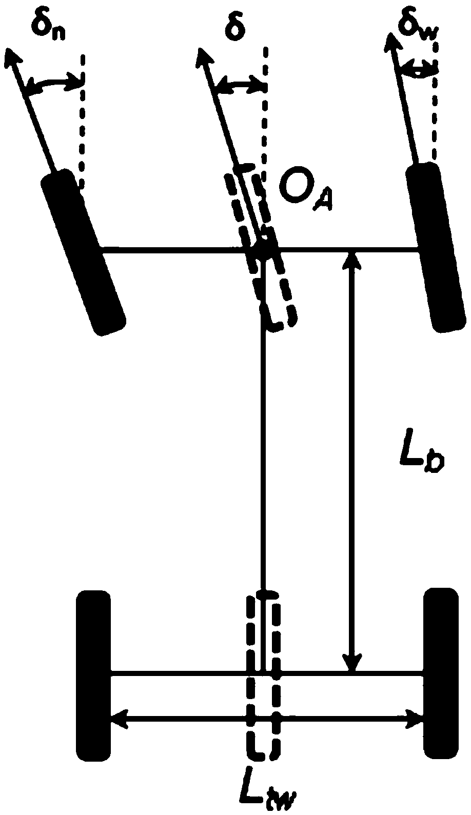 Roller tractor turning control method and device