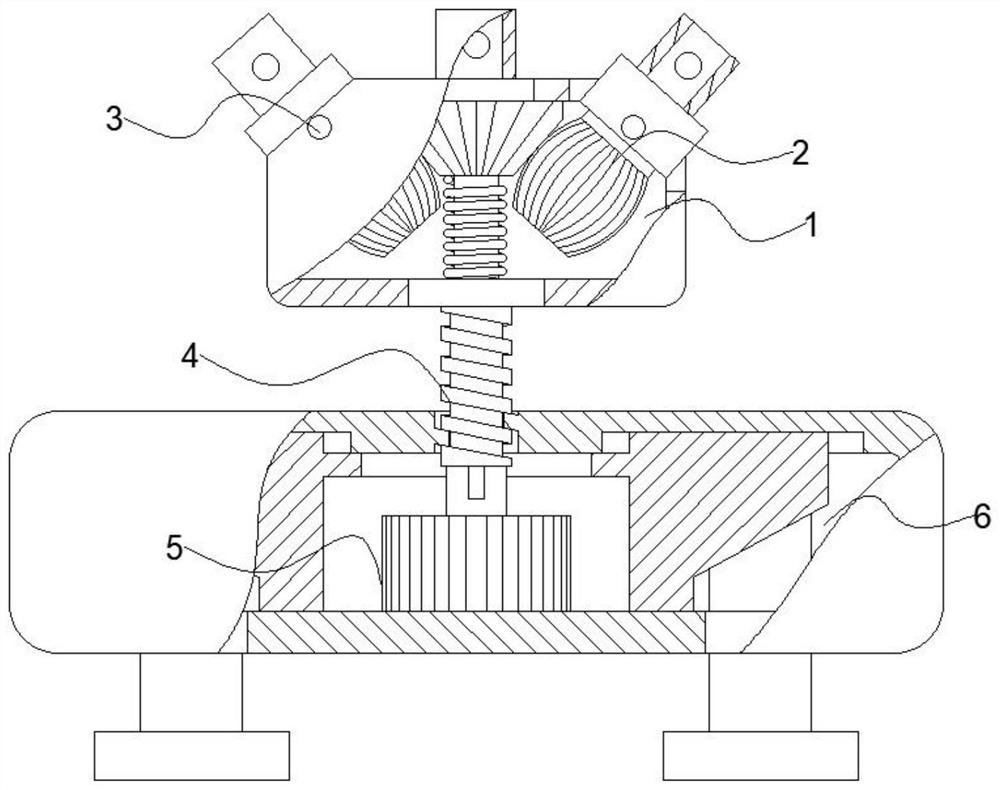 Convenient anchor rod construction equipment for building construction