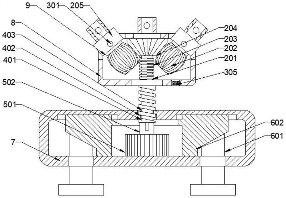 Convenient anchor rod construction equipment for building construction