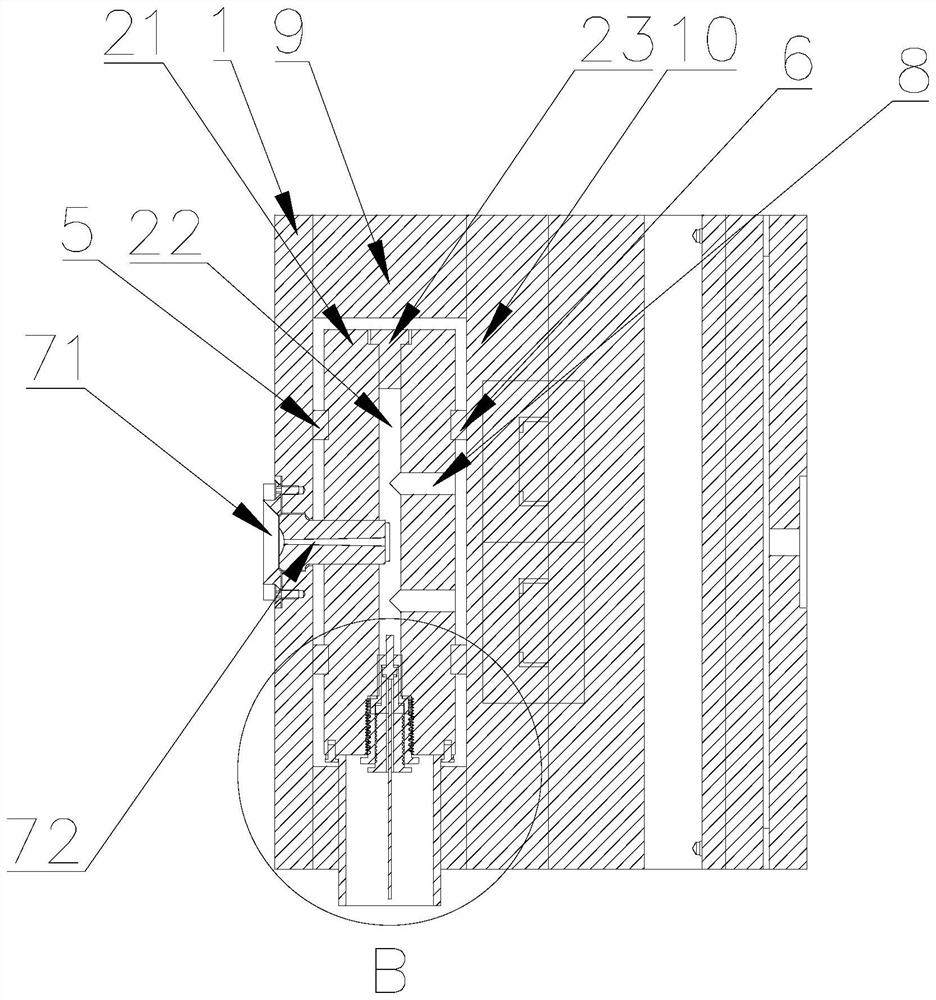 Hot runner unit, injection molding system and control method of injection molding system