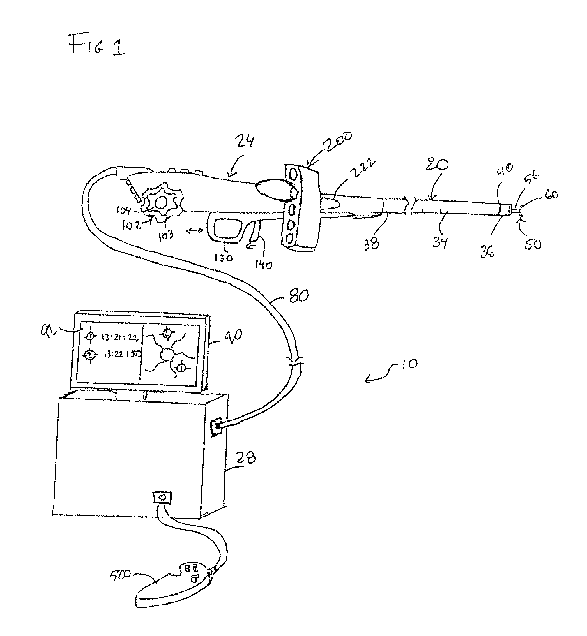 Endoscopic apparatus with integrated multiple biopsy device