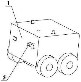 Wireless charging system for epidemic prevention inspection robot