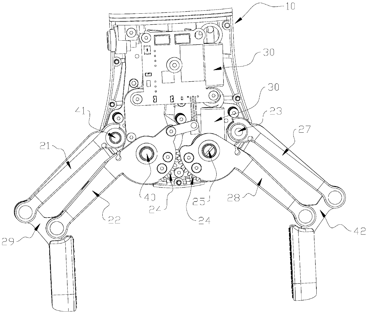 Mechanical clamping claw capable of stably grasping workpiece