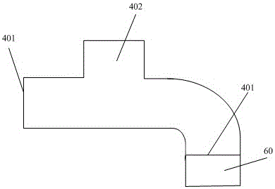 Bottom gating system and paving method thereof