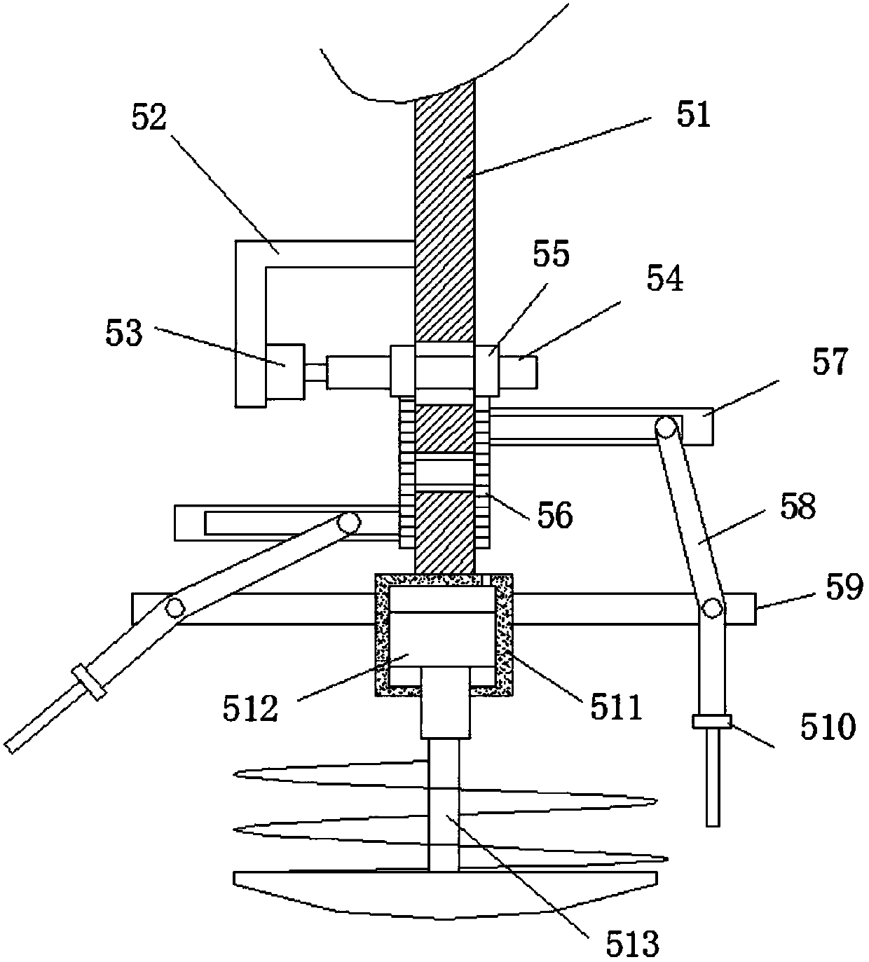 Tea leaf stir-frying device