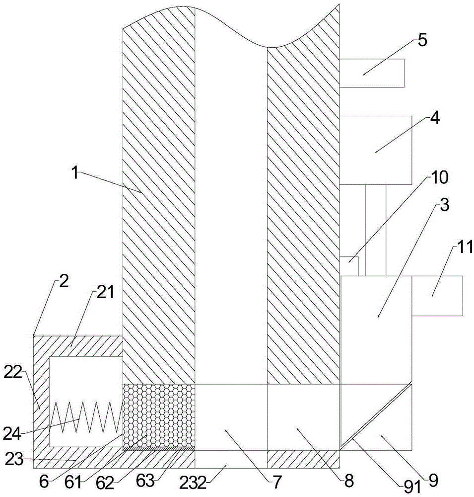 Printing ink box nozzle antiblocking device