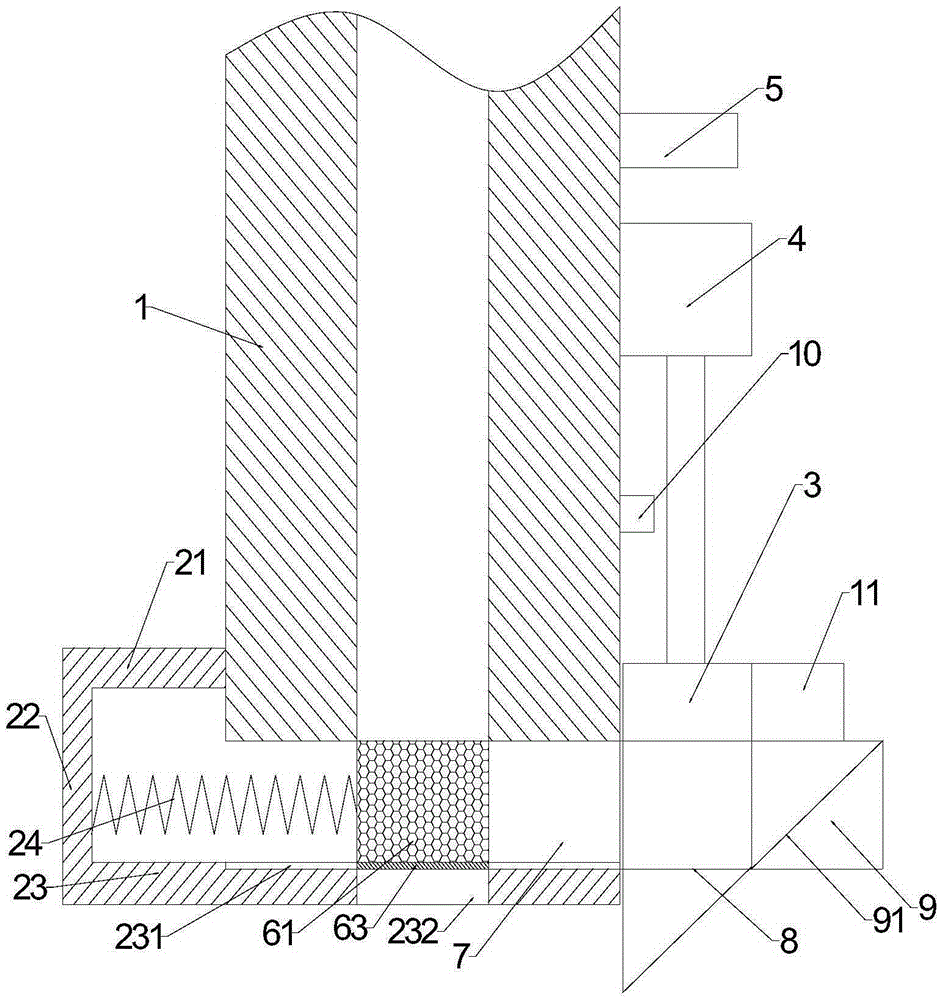 Printing ink box nozzle antiblocking device