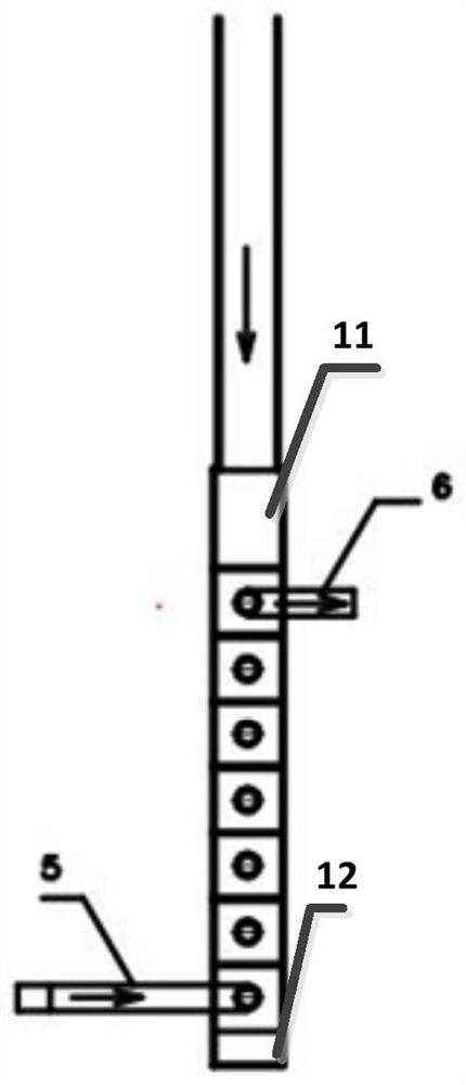 Methanol water preheating device