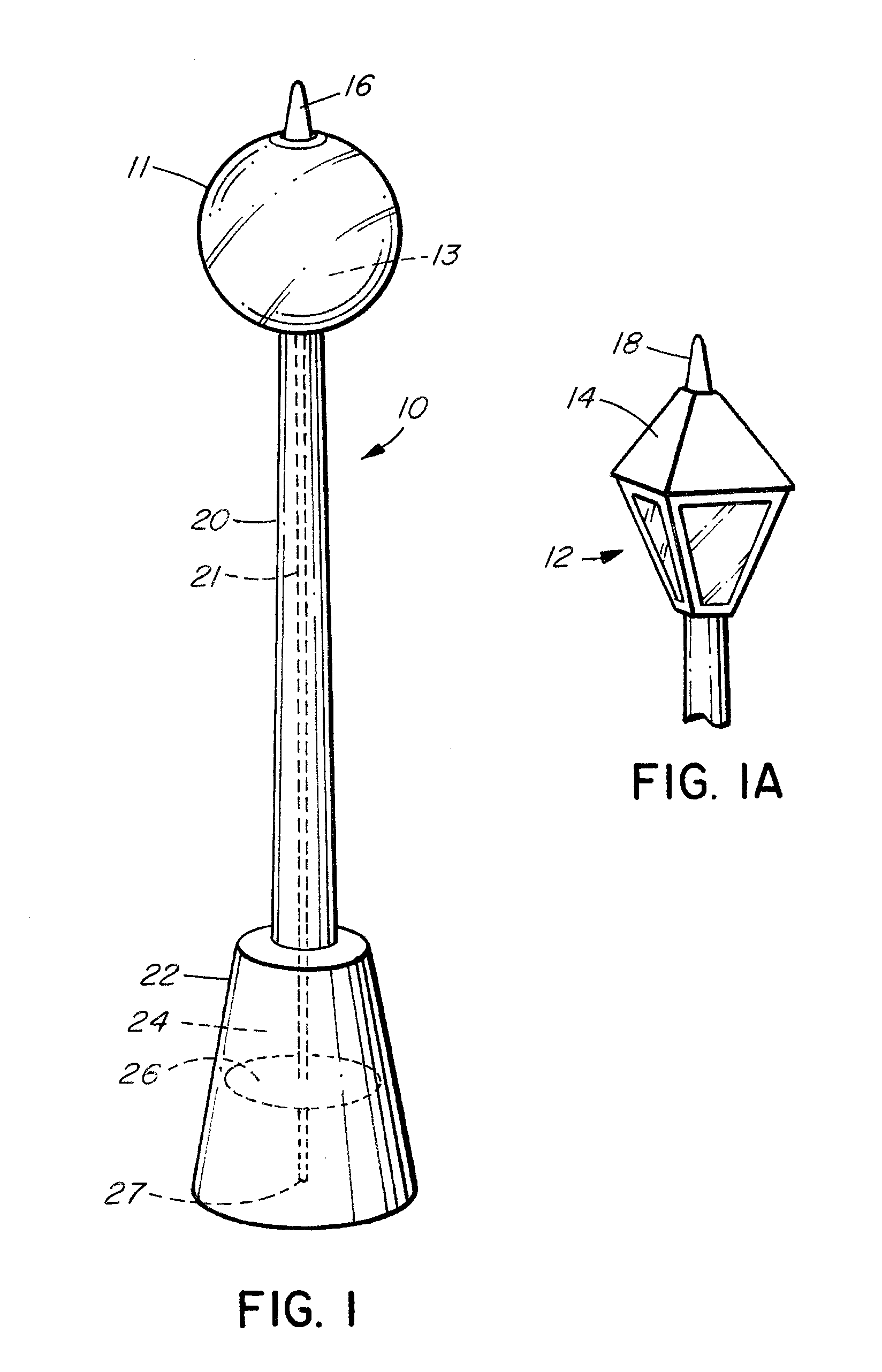 Illuminated artificial snowmaking method and apparatus