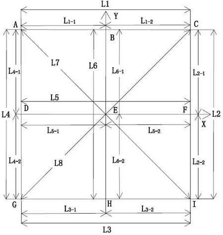 Automatic correction method and system for galvanometer marking of laser equipment