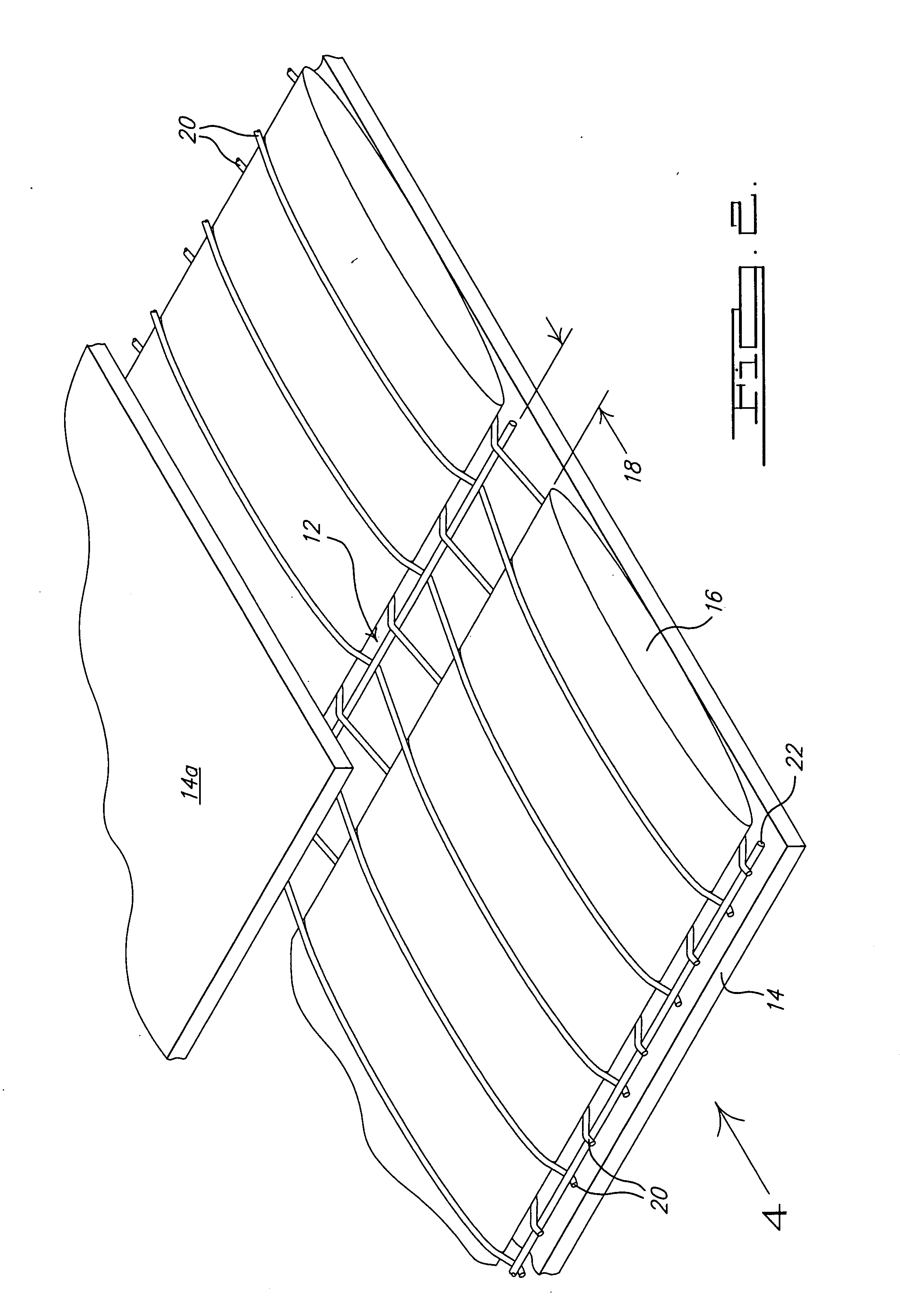 Toughened, non-crimped unidirectional fabric apparatus and method of making same