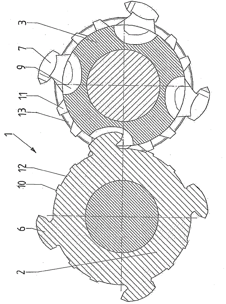 Twin roller crusher