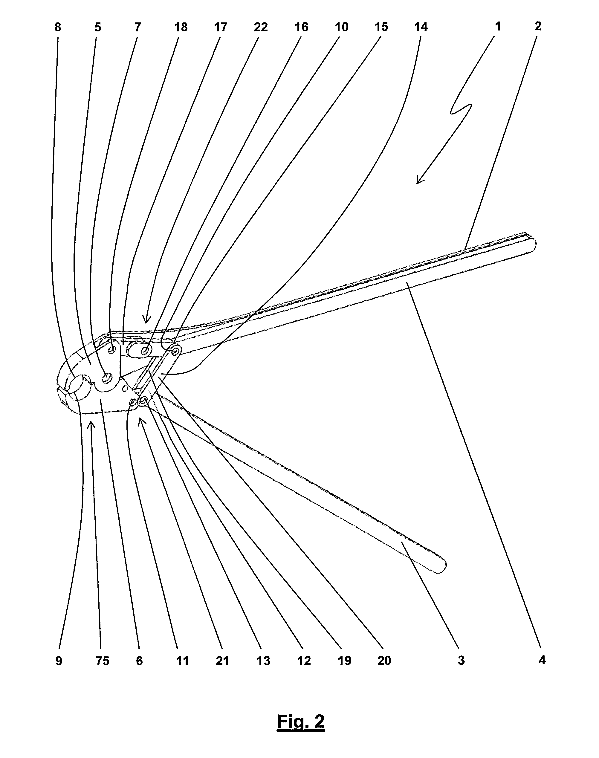 Pliers for pressing work pieces