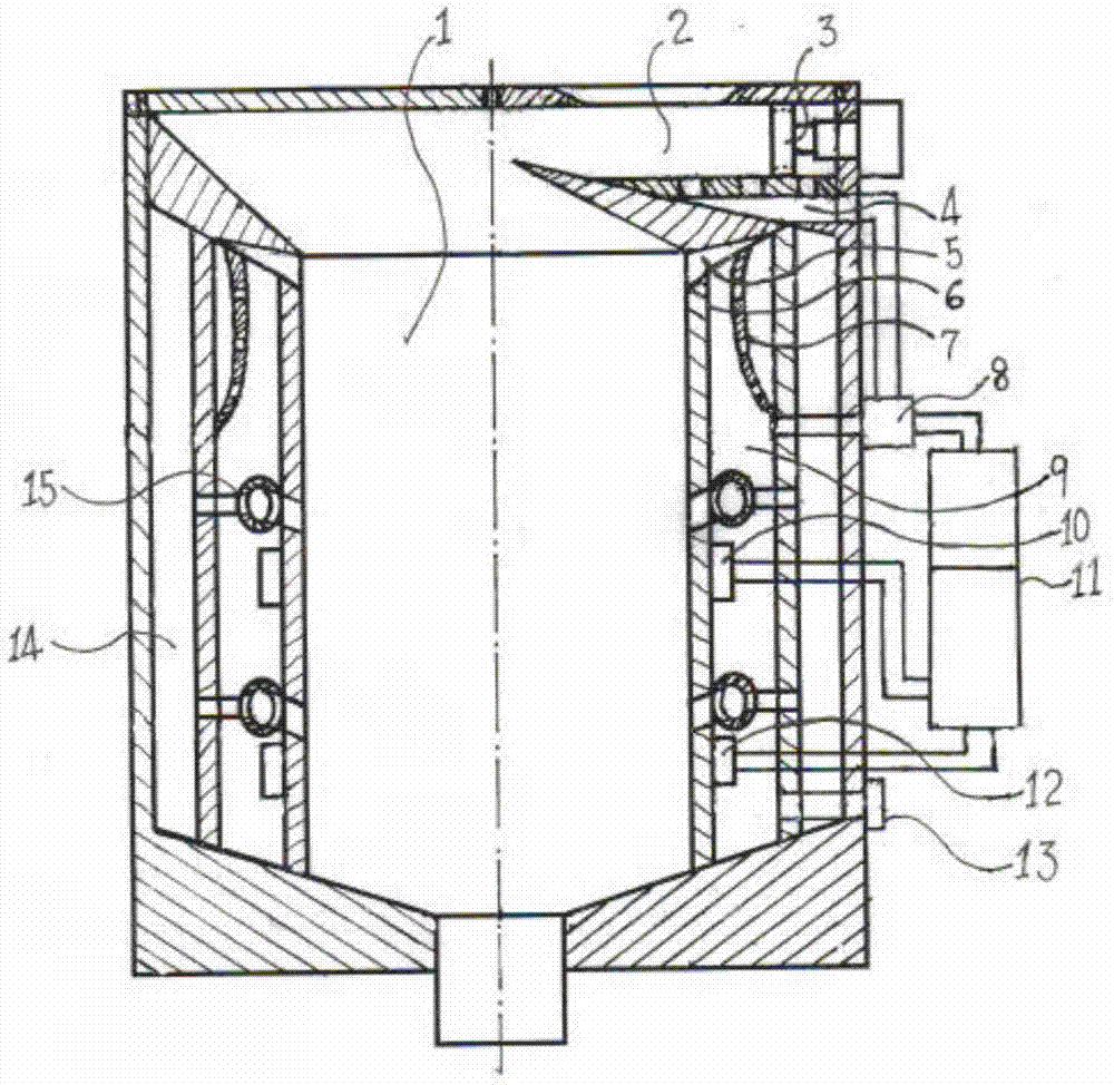 Garbage pyrolysis extruding sewage environment-friendly treatment device