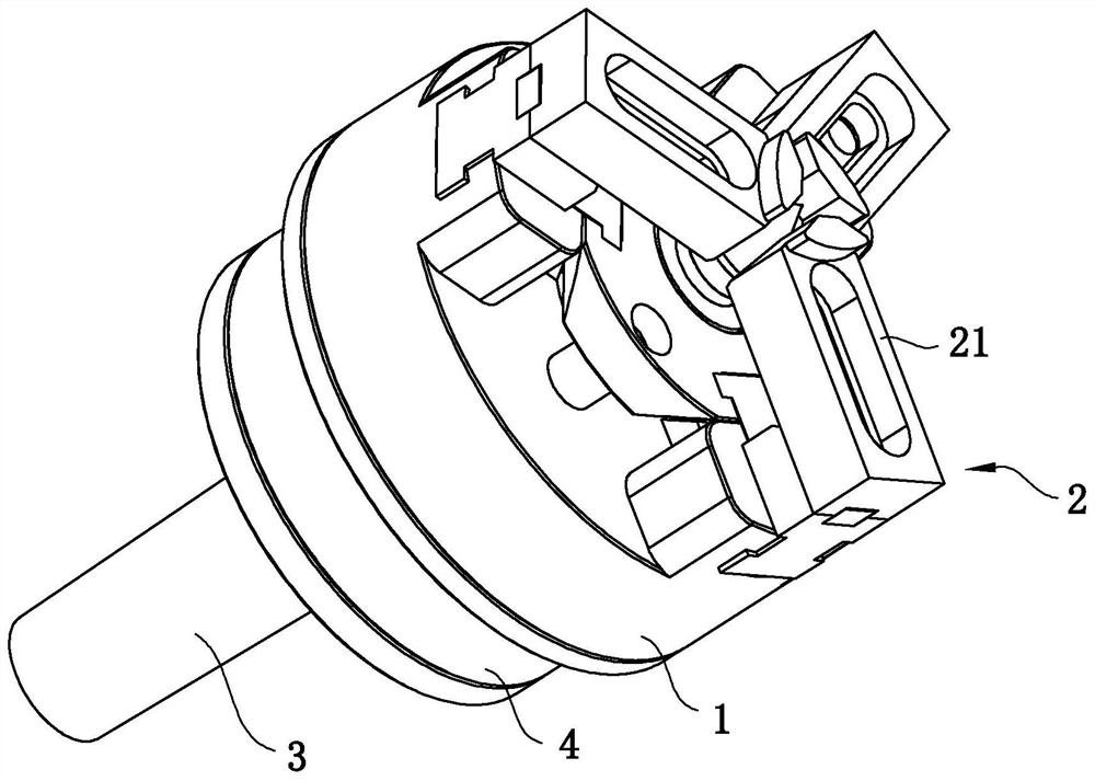 Cylindrical grinding workpiece clamping device