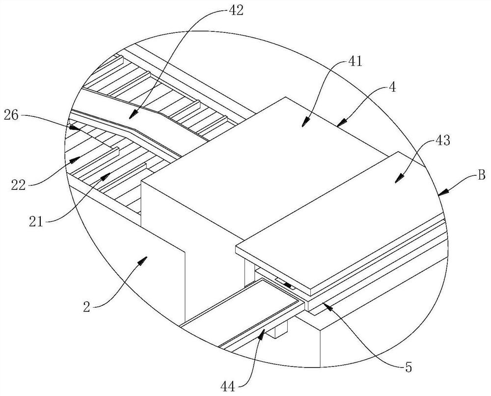 Device for converting outwards-folded ear cords into inwards-folded ear cords of mask machine