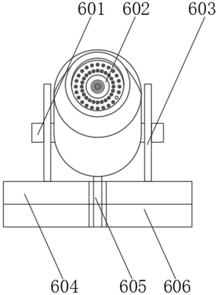 Novel construction site dust falling device for constructional engineering