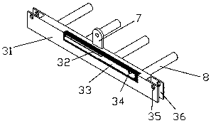 Novel guide rail for replacing pipe jacking machine in relay well and quickly assembling head of pipe jacking machine