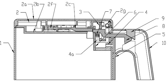 Cover-opening device of kettle