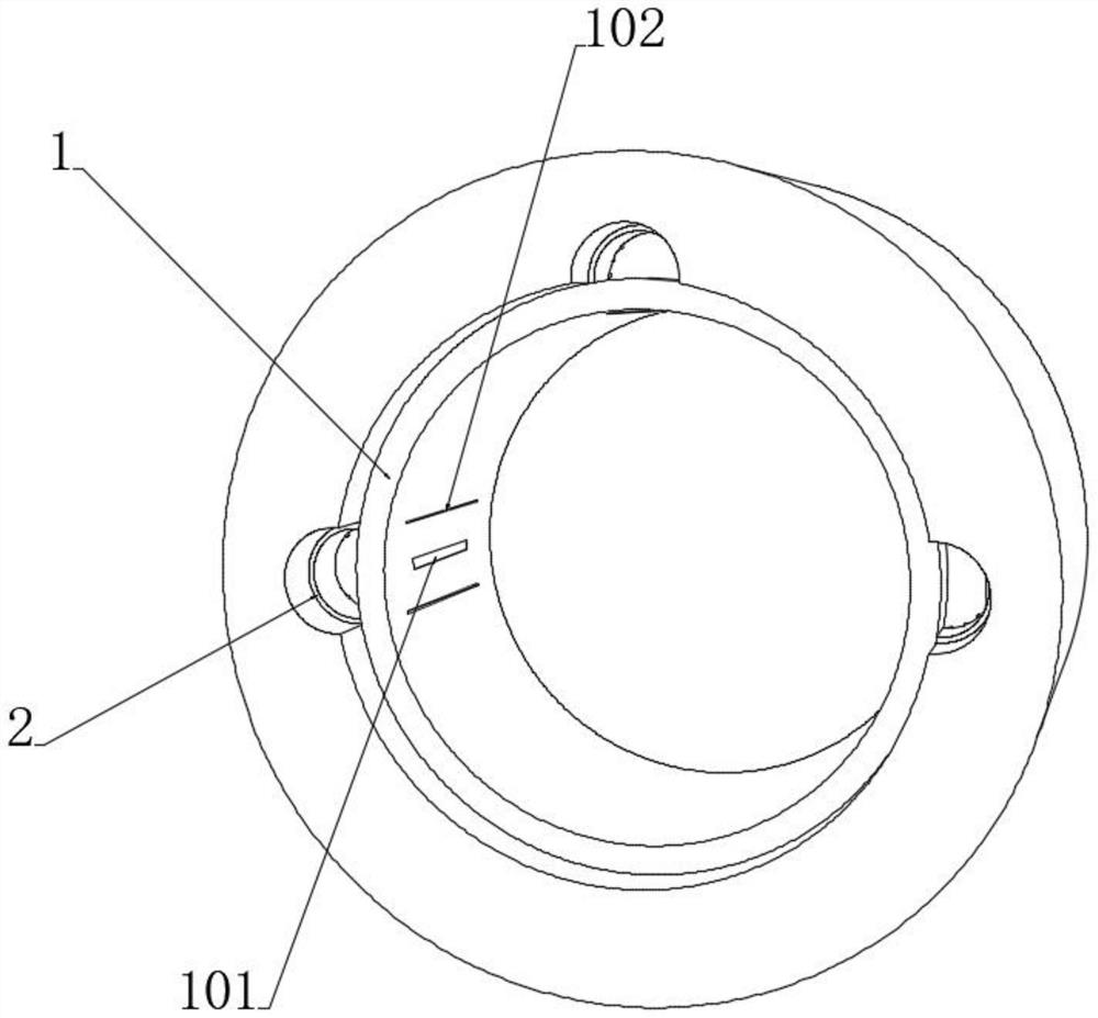 A thermal induction self-lubricating bearing wear-resistant bushing