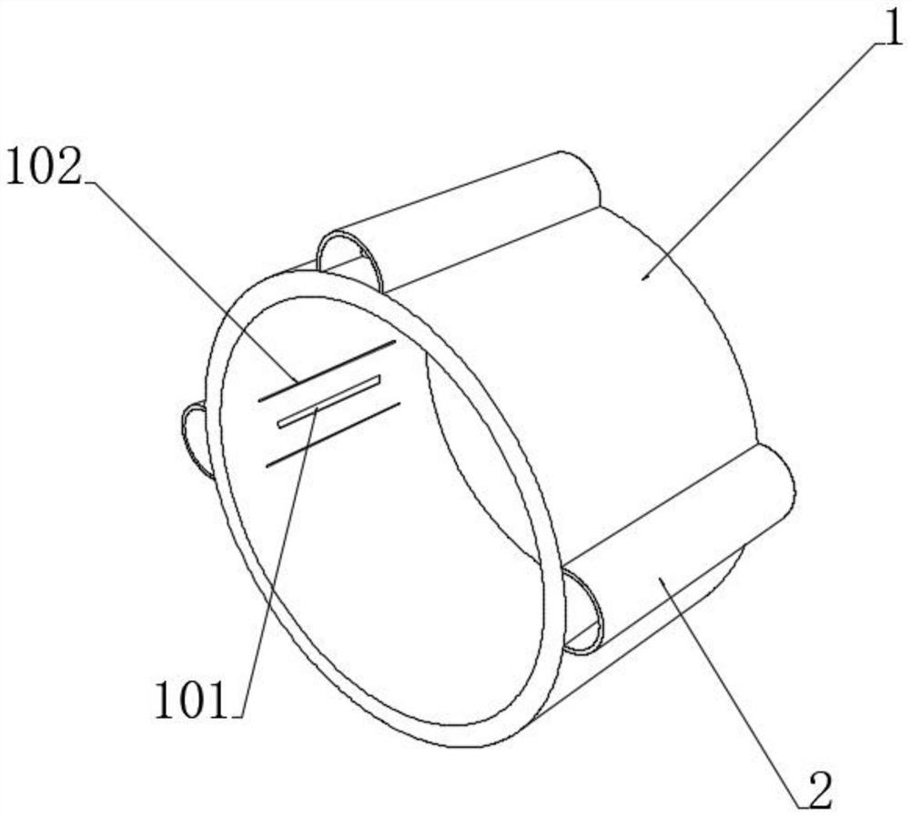 A thermal induction self-lubricating bearing wear-resistant bushing