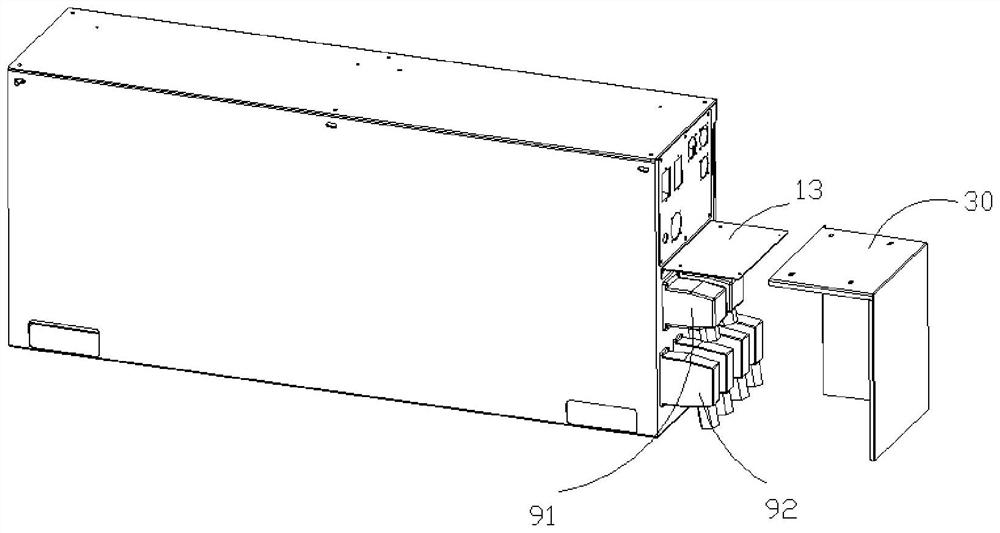 Electric box of injection molding machine