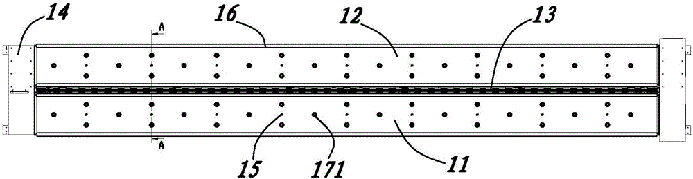 Vacuum adsorption welding device for plate splicing in submerged-arc welding