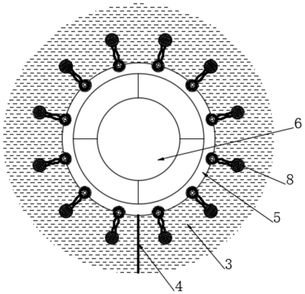 Textile wastewater oil absorption device based on low-temperature separation technology