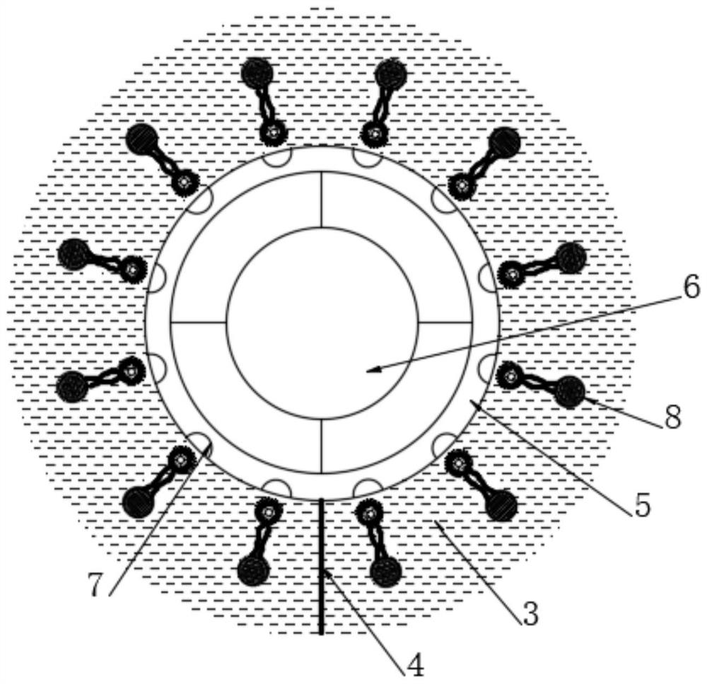 Textile wastewater oil absorption device based on low-temperature separation technology