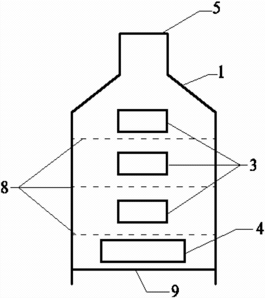 Winter sunlight greenhouse dehumidification tower